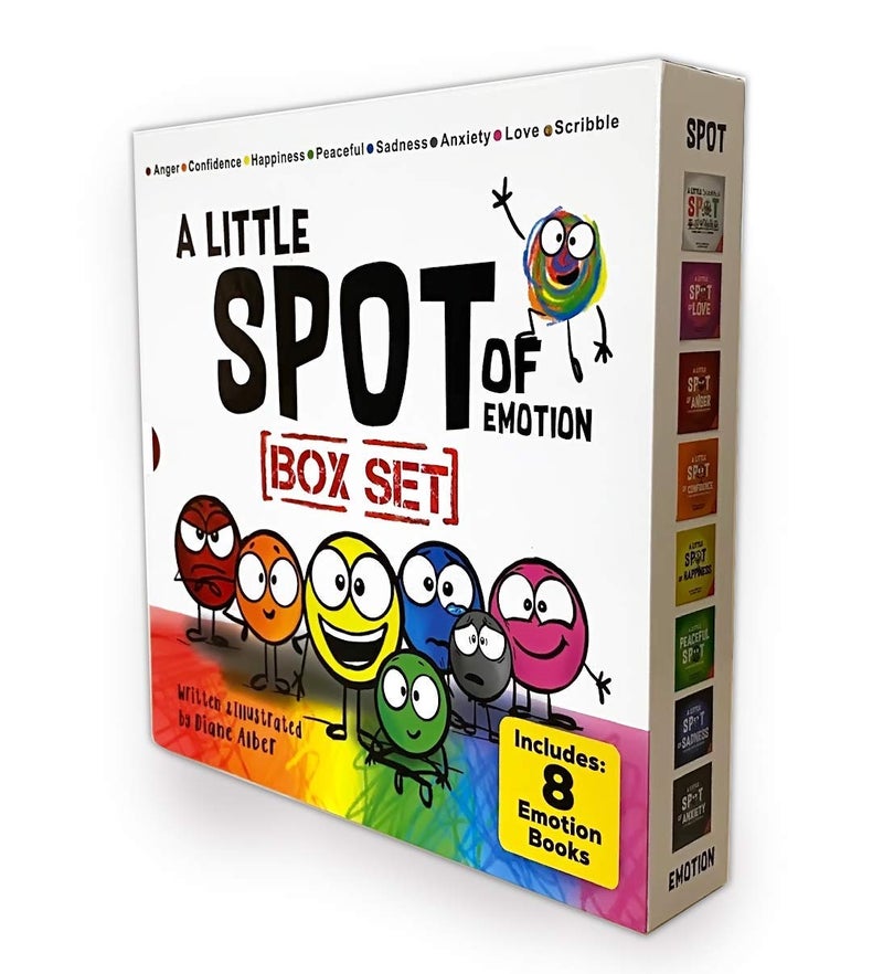 A Little SPOT of Emotion 8 Book Box Set (Books 1-8: Anger, Anxiety, Peaceful, Happiness, Sadness, Confidence, Love, & Scribble Emotion) - Image 3