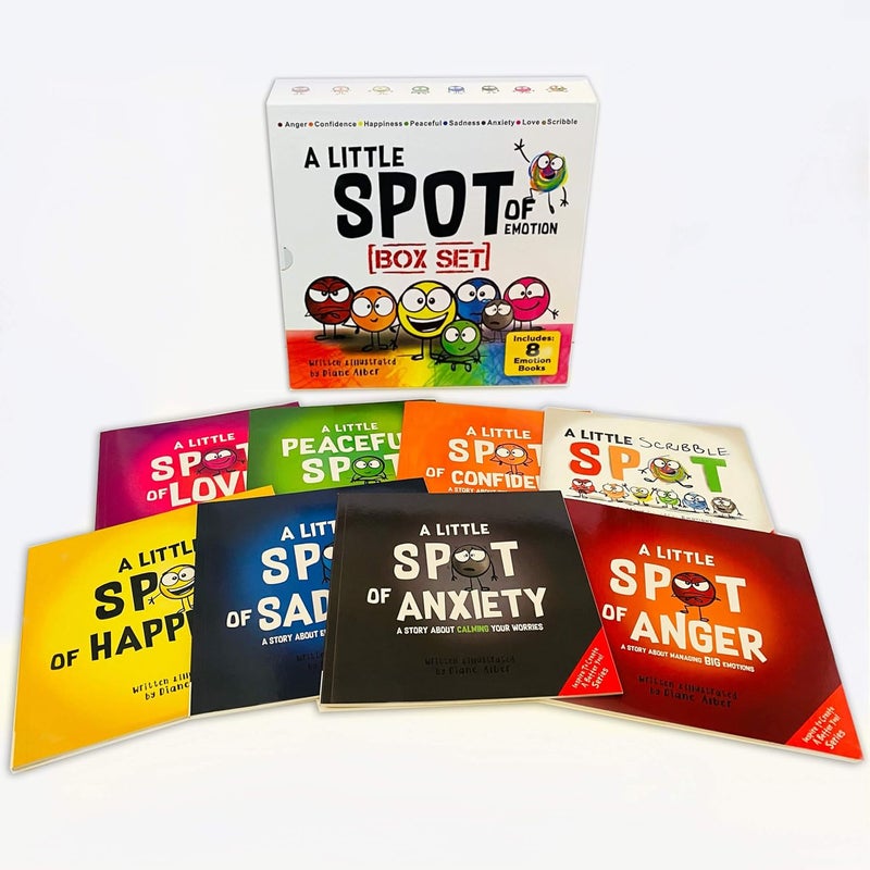 A Little SPOT of Emotion 8 Book Box Set (Books 1-8: Anger, Anxiety, Peaceful, Happiness, Sadness, Confidence, Love, & Scribble Emotion) - Image 2