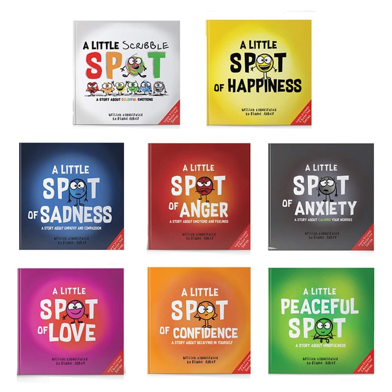 A Little SPOT of Emotion 8 Book Box Set (Books 1-8: Anger, Anxiety, Peaceful, Happiness, Sadness, Confidence, Love, & Scribble Emotion) - Image 4
