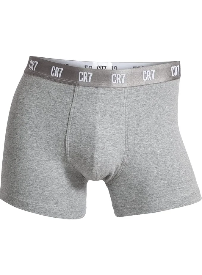 CR7 Extra Large CR7 Men’s Basics Trunks 3-Pack – Premium Cotton Stretch Underwear (Multicolour) for Men | Best Price UAE