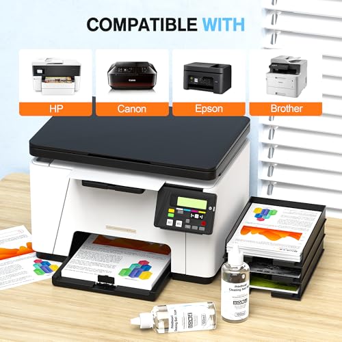 E-Z Ink Printer Cleaning Kit for Epson Ecotank Printer, Printerhead Cleaning kit for HP/Canon/Brother Inkjet Printers, Printhead Cleaning Solution, 100ML - Image 3