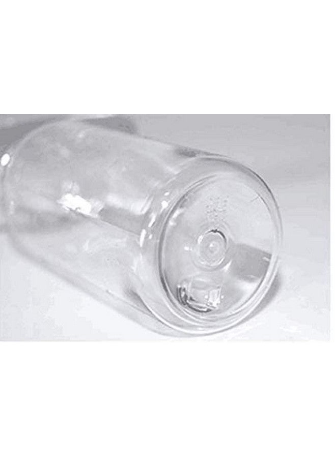 Quupy 24Pcs Empty Refillable Pet Transparent Cosmetic Cylinder Bottle With Black Flip Lid Plastic Travel Sample Packing Storage Container Can For Lotion Toner Essential Oil Cream Shampoo (15Ml0.5 Oz) - Image 2