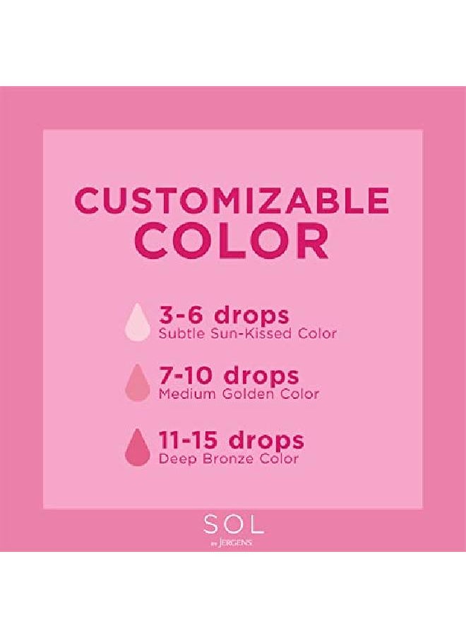 Jergens - Sol By Deeper By The Drop Self Tanning Drops For Face And Body Travel Size Sunless Tanning Water Add To Lotions Serums And Oils For Custom Tan For Yearround Glow 1 Fluid Ounce - Image 1