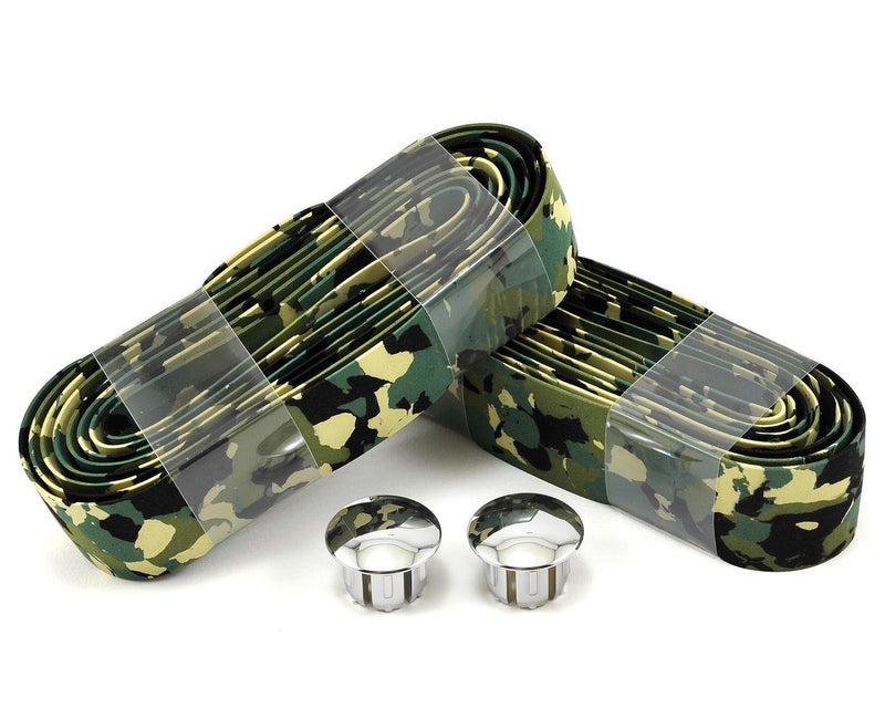 Serfas Cork Bar Tape, Camo/Green - Image 5