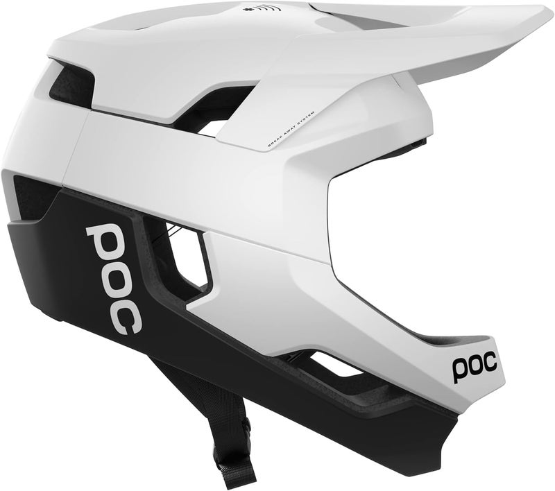 POC Otocon Race MIPS Full Face Helmet - Hydrogen White/Uranium Black Matt - Image 3