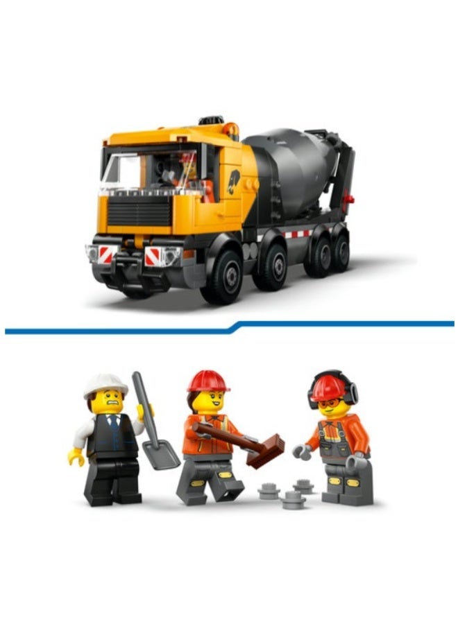 LEGO City Cement Mixer Building Set - Image 3