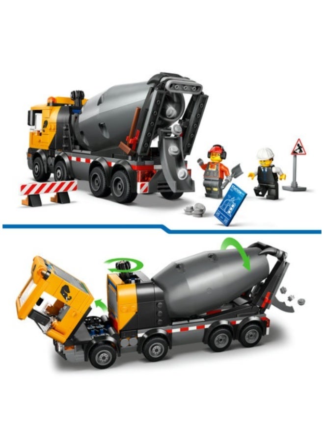 LEGO City Cement Mixer Building Set - Image 2