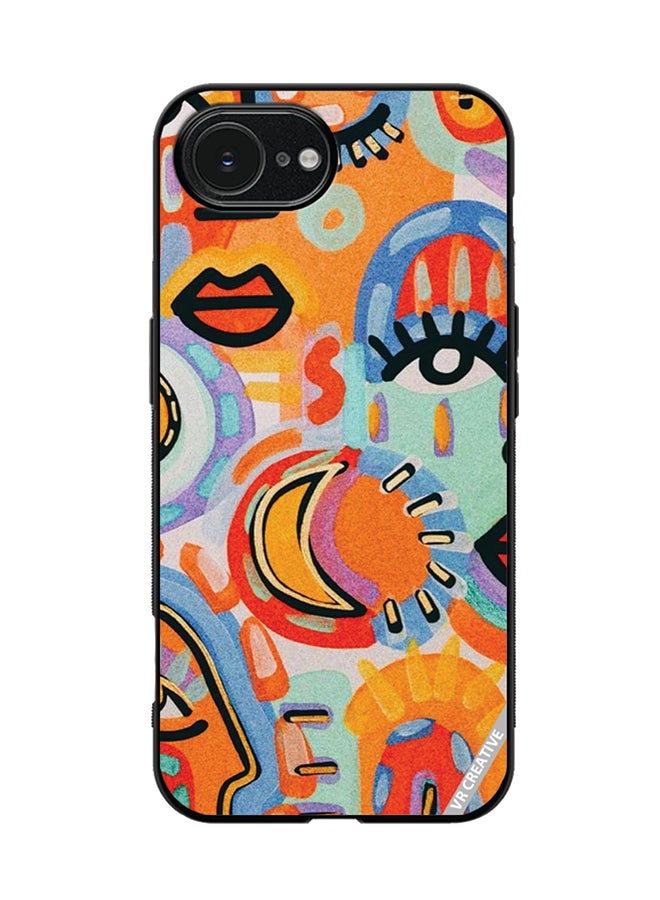 Protective Case Cover For Apple iPhone 16e Womenart Design Multicolour