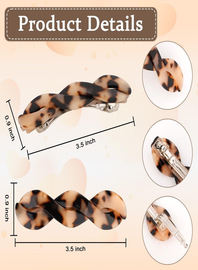 Amariver Hair Barrettes for Women 4Pack Vintage Hair Clips Non Slip French Hair Clip Barrettes Fashion Accessories for Women Girls - Image 2