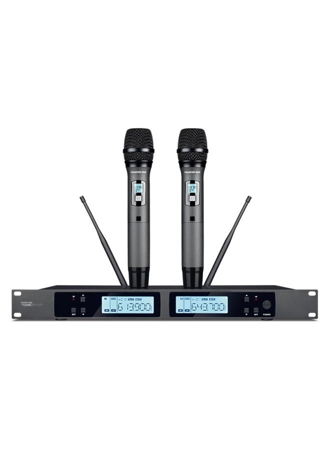 Takstar Ts-5999 Wireless Microphone System, Dual-channel, For Conference Rooms, Ktv, Stage Performances, Home And Professional Karaoke, Host Meetings, Handheld Microphones, Black - Image 5
