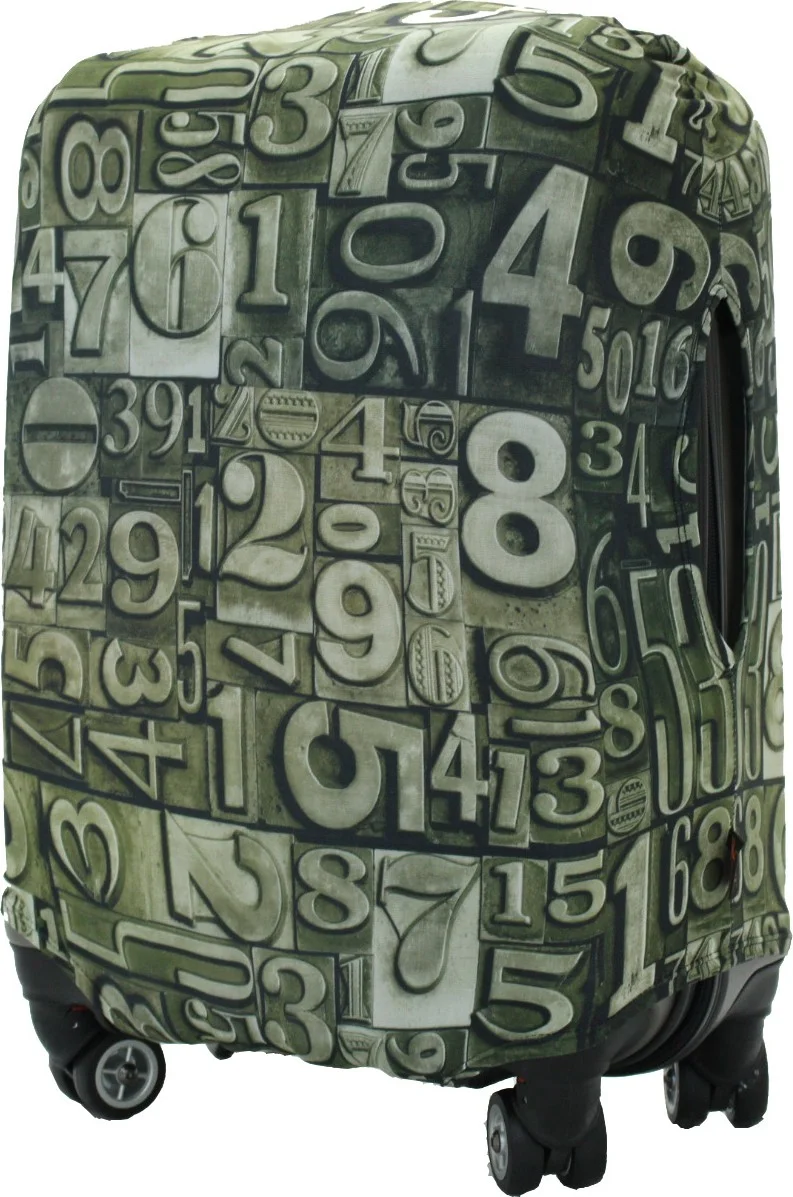 My Saraciye 09 Luggage Cover, Suitcase Cover - Numbers 09