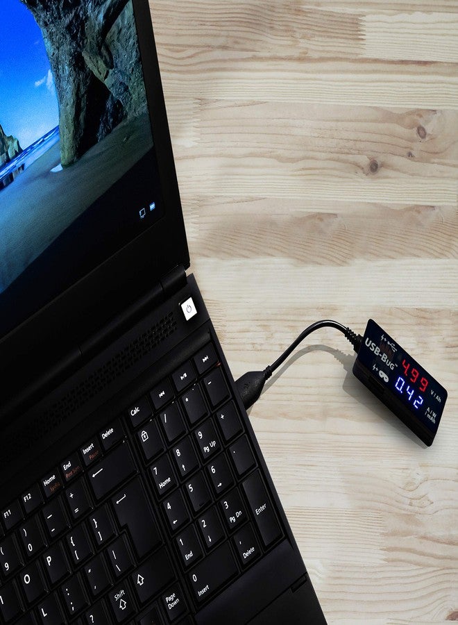 Triplett USB-Bug Dual-Output Inline USB-A Tester with Data Masking Port - Image 4