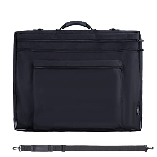 JJRING 18x24 Art Portfolio Tote Bag - Large Carrying Storage Case with Handle & Adjustable Shoulder Strap, Portfolio Folder for Artwork, Posters, Canvas, Drawing Boards - Image 1