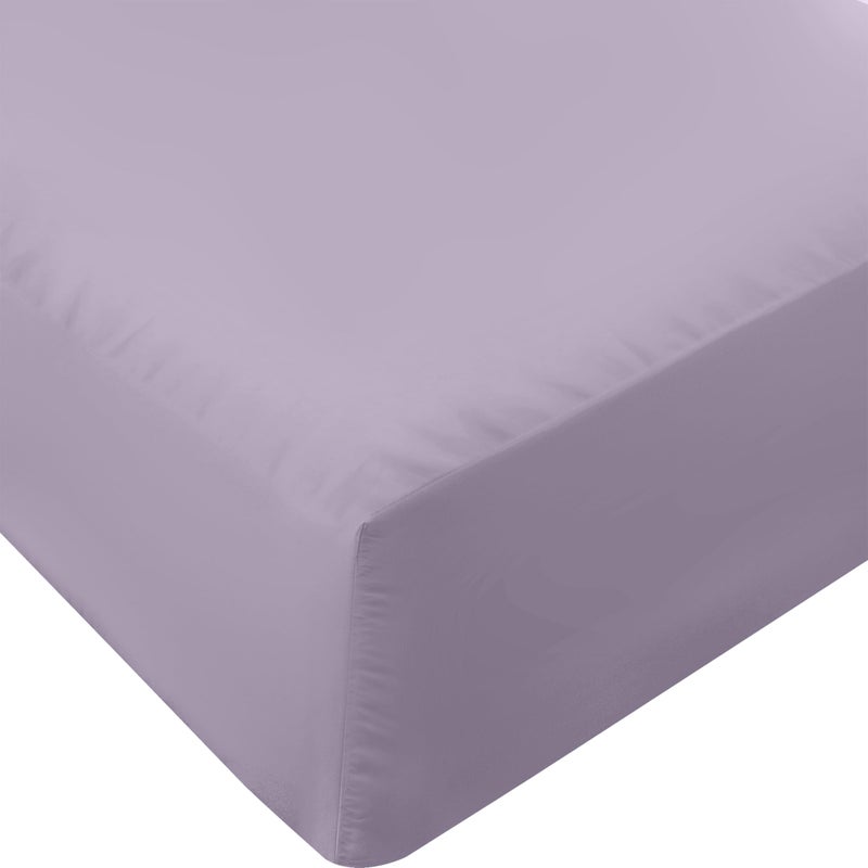Utopia Bedding King Fitted Sheet Bottom Sheet Deep Pocket Soft Microfiber Shrinkage and Fade ResistantEasy Care 1 Fitted Sheet Only Lavender