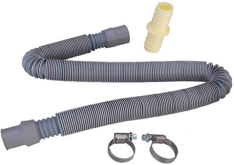 Utiz Extendable 07M to 2M Drain Hose Kit 19mm28mm Cuff for Bosch Siemens Electrolux Washing Machines  Dishwashers