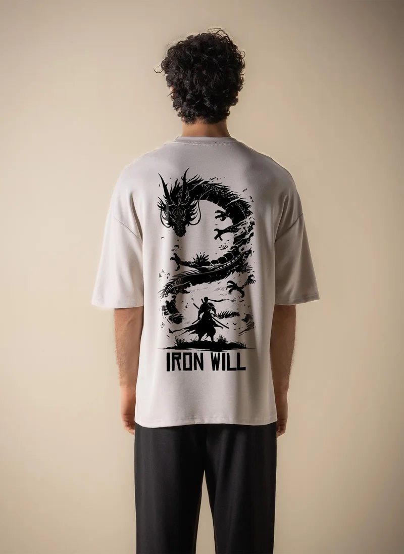 SHAPES AIRSOFT CONTRAST PRINT T-SHIRT