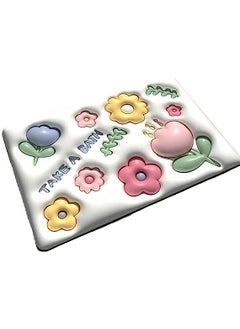 PAVITYAKSH PAVITYAKSH 3D Bathroom MATBathroom Door Mat | 3D Visual Bathtub Mats | Anti-Slip Quick Drying Absorbent Sink Floor Rug  - Image 1