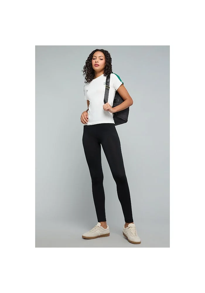 أر أند بي Seamless Leggings with Elastic Waist