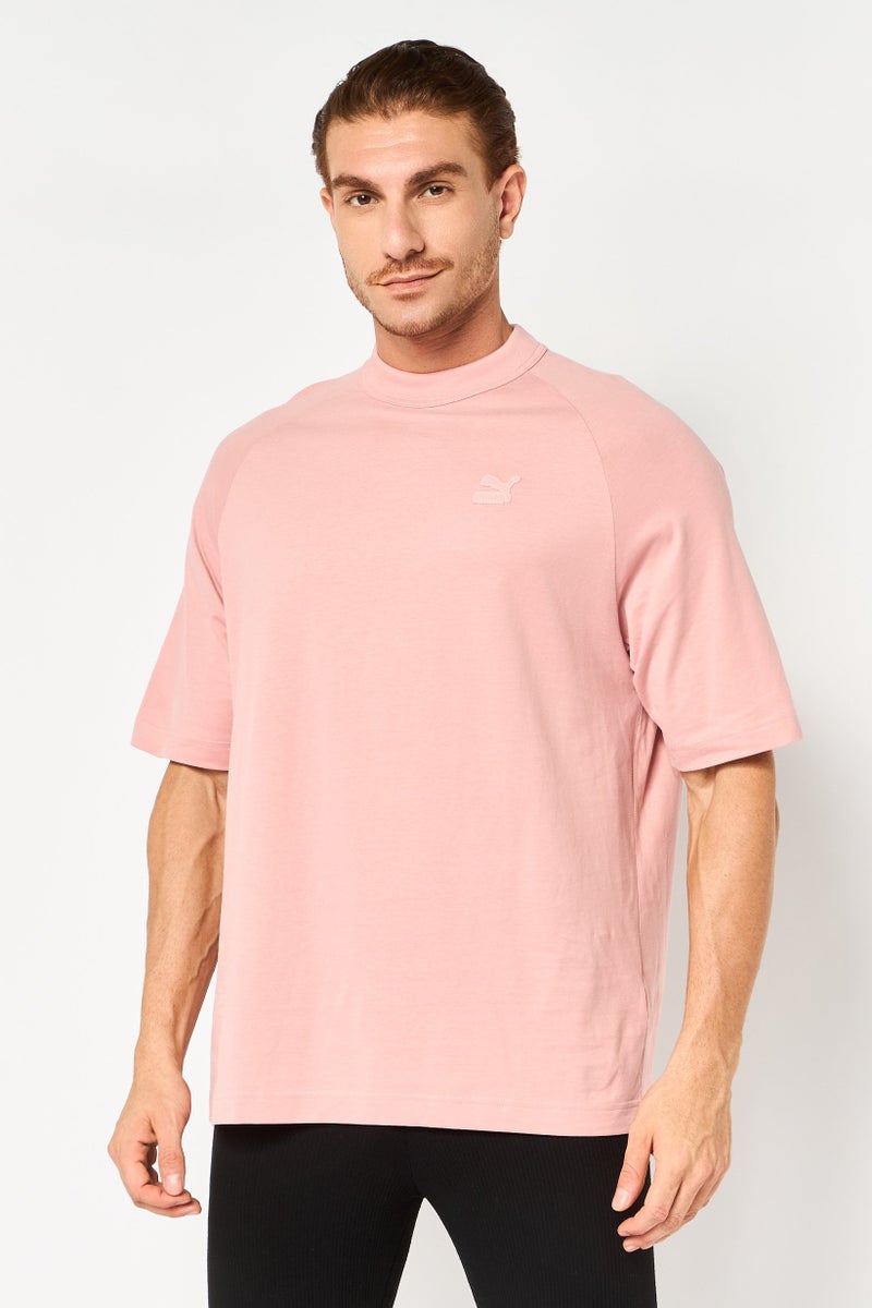 PUMA Men Oversize Fit Short Sleeve Outdoor T-Shirt, Old Rose - Image 1