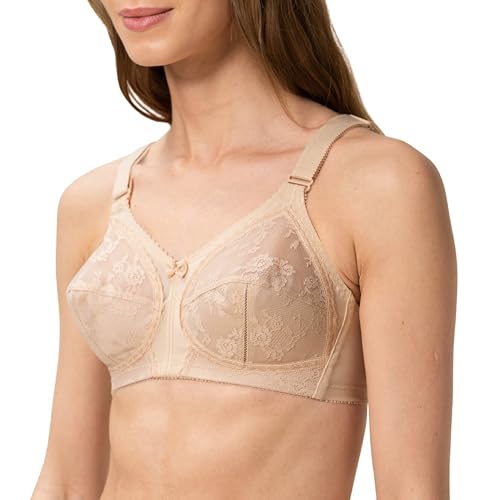 Triumph Doreen Wireless Bra for Women - Classic Full-Cup Support for Everyday Wear - Skin, 44D - Image 1