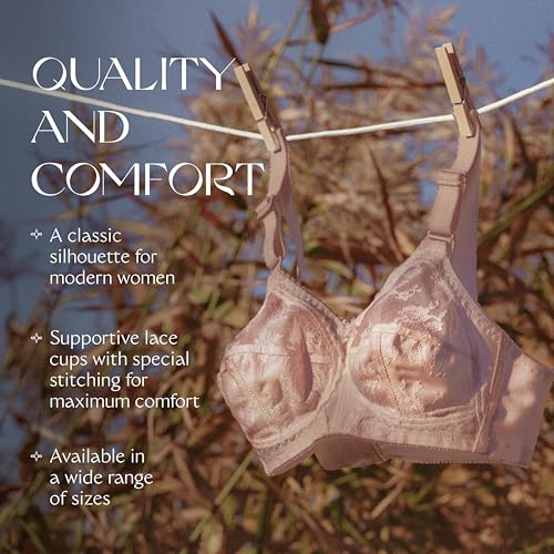 Triumph Doreen Wireless Bra for Women - Classic Full-Cup Support for Everyday Wear - Skin, 44D - Image 5