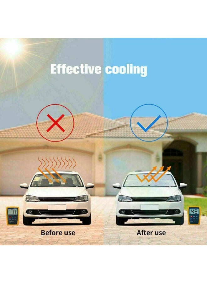 Summer Car Sunshade - UV Protection Heat Insulation Sun Blocker for Interior - Image 3