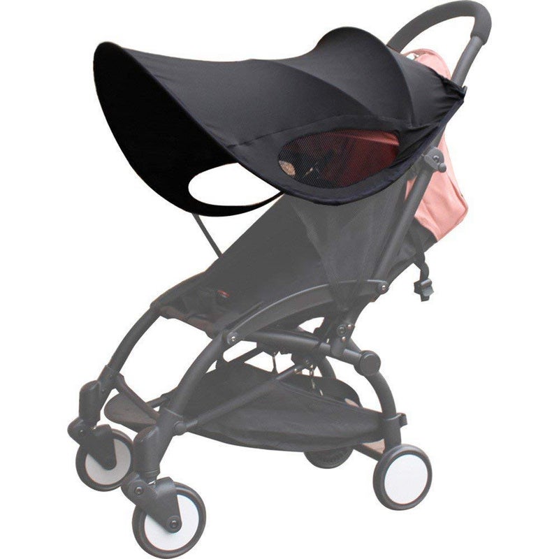 Iywish Baby Stroller Sun Shade Sun Protection Shade for Strollers Car Seats Pram Pushchair Buggy Stroller Sunshade Parasol Sun Rain Shades Canopy Cover Awning Anti-UV Toddlers Strollers Canopy Sunshade - Image 1