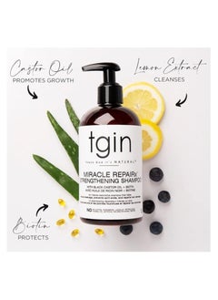 Tgin Miracle Repairx Moisturizing Shampoo For Natural Hair - Dry Hair - Curly Hair - 13 Oz  - Image 2