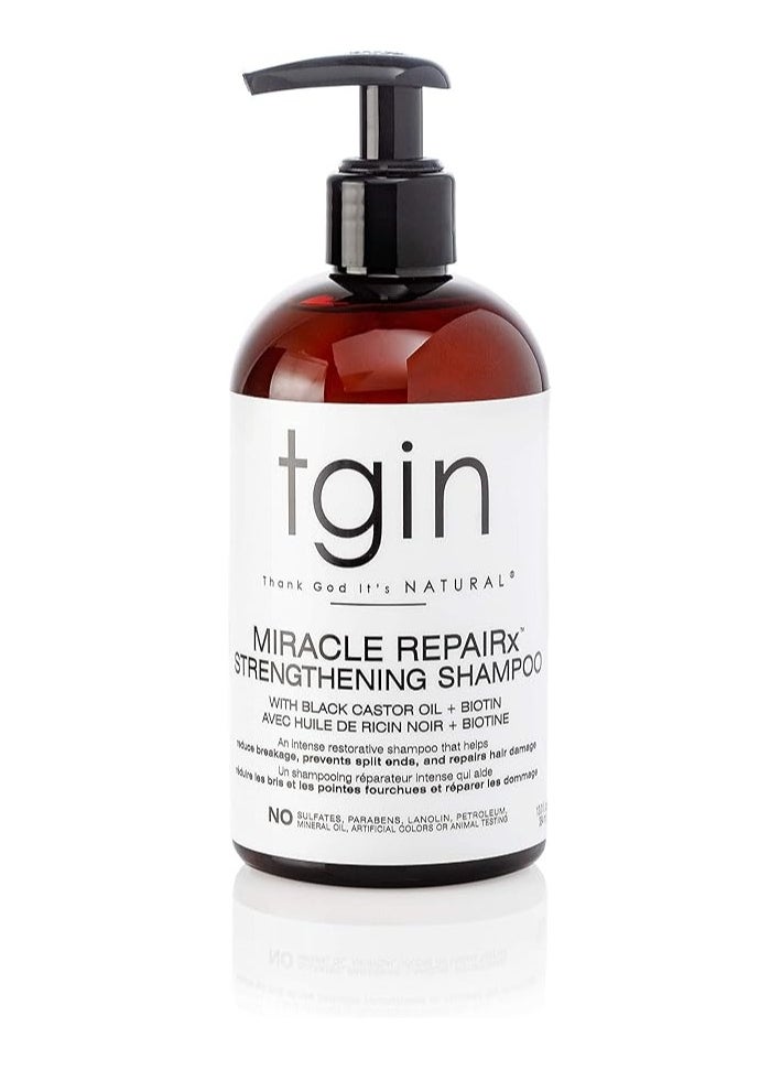 تجين شامبو مرطب tgin Miracle RepaiRx للشعر الطبيعي - الشعر الجاف - الشعر المجعد - 13 أونصة  - Image 1