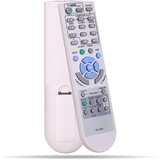 rayihni UNIVERSAL REMOTE CONTROL FOR ALL NEC PROJECTOR NP-M260X NP-M271W NP-M271X NP-M300W NP-M300WS NP-M300X NP-M300XS NP-M311W NP-M311X NP-M350X NP-M361X NP-M420X AND MORE - Image 1