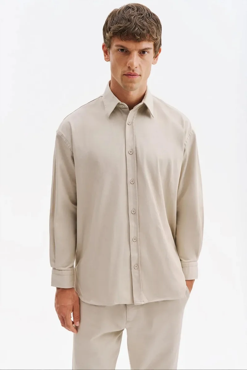 GIESTO Men's Cotton Lycra Shirt