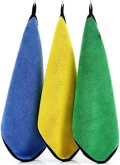 SKY-TOUCH SKY-TOUCH 3pcs Microfiber Car Drying Towel for Car Cleaning and Detailing, Double Sided, Extra Thick Plush Microfiber Towel Lint Super Absorbent Detailing Towel for Car,Windows,Screen and Kitchen 