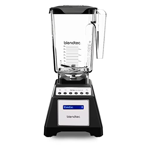 Blendtec Total Classic Original Blender - WildSide+ Jar (90 oz) - Professional-Grade Power - 6 Pre-programmed Cycles - 10-speeds - Black - Image 1
