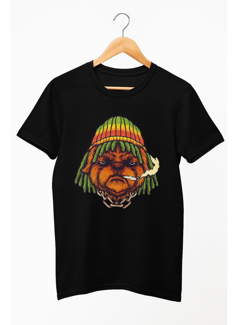 Rannah's Closet Men's Graphic T-Shirt - Rasta Bulldog Print | Casual Short Sleeve Tee | Streetwear Top - Image 1