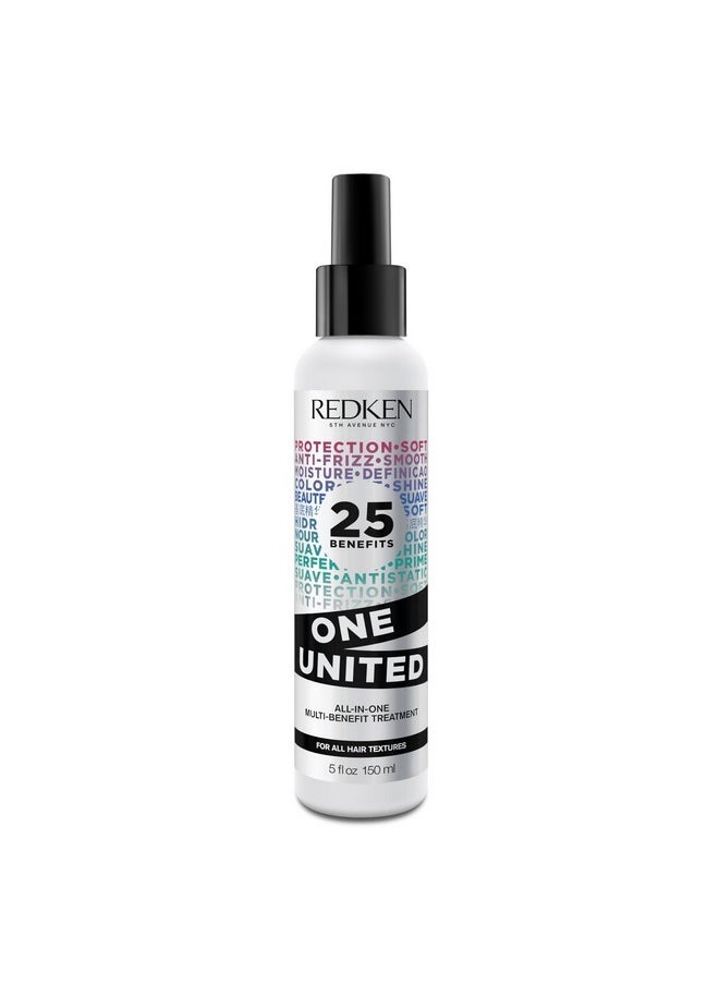 REDKEN - Redken One United All-In-One Leave In Conditioner | Multi-Benefit Treatment | Heat Protectant Spray for Hair | All Hair Types | Paraben Free - Image 1