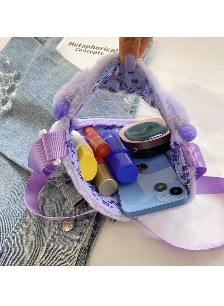 Kurome with doll accessories crossbody bag transparent PVC children's bag toy cartoon bag - Image 5