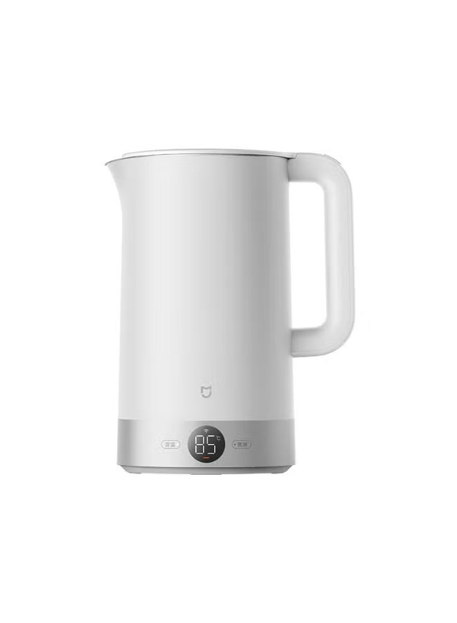 Xiaomi Mijia Constant Temperature Electric Kettle 3 Pro: With temperature display, 1800W high power, 316 stainless steel material, 2-liter capacity, white - Image 1