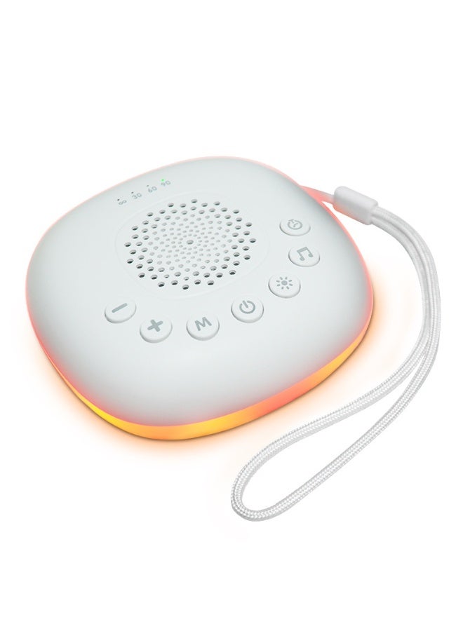 beteno Portable White Noise Sleep Aid for Babies Cry Soother Baby Calming Machine Music Night Light - Image 1
