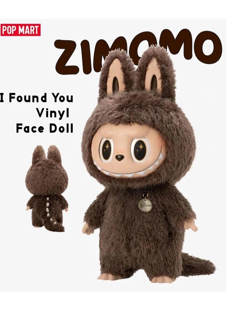 POP MART Big Labubu Monster Zimomo "I Found You" 58cm Vinyl Face Doll – ULTIMATE Labubu Universe Art Sculpture – Giant Luxury Modern Home Decor & Collector's Masterpiece, MASSIVE POP MART The Monsters Zimomo  - Image 1