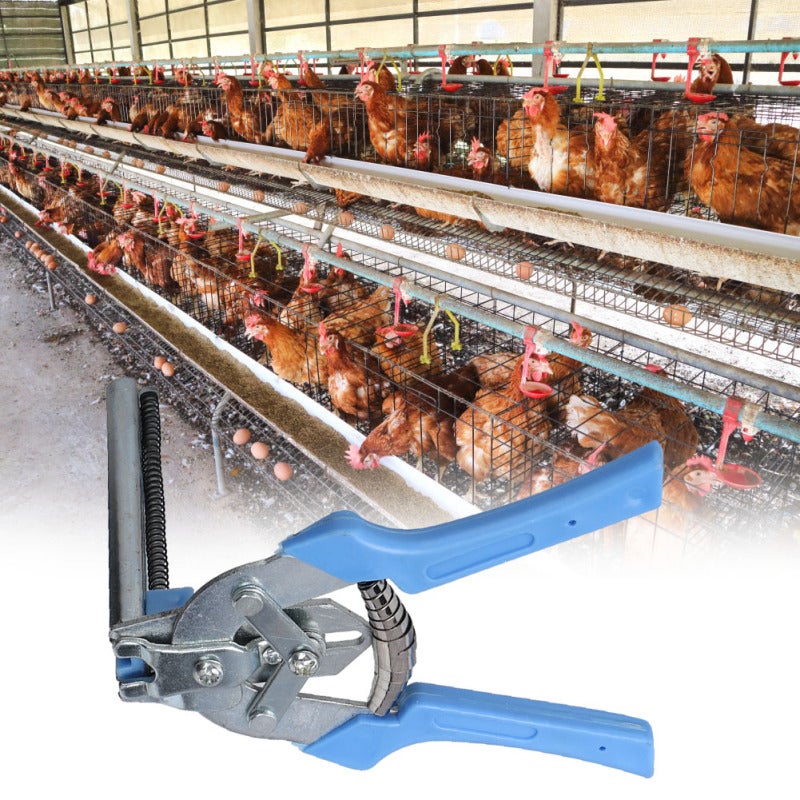 Pet Cage Plier Blue Quality Steel - High Strength Sturdy Durable Cage Installation Tool for Chicken Bird Rabbit Pet Cage Assembly - Image 1