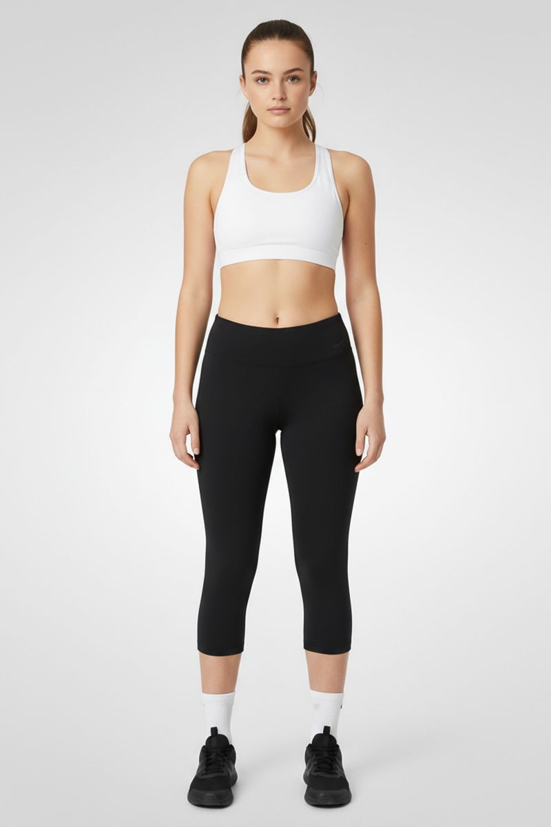 Nike Women Slim Fit Training 3/4 Leggings, Black - Image 1