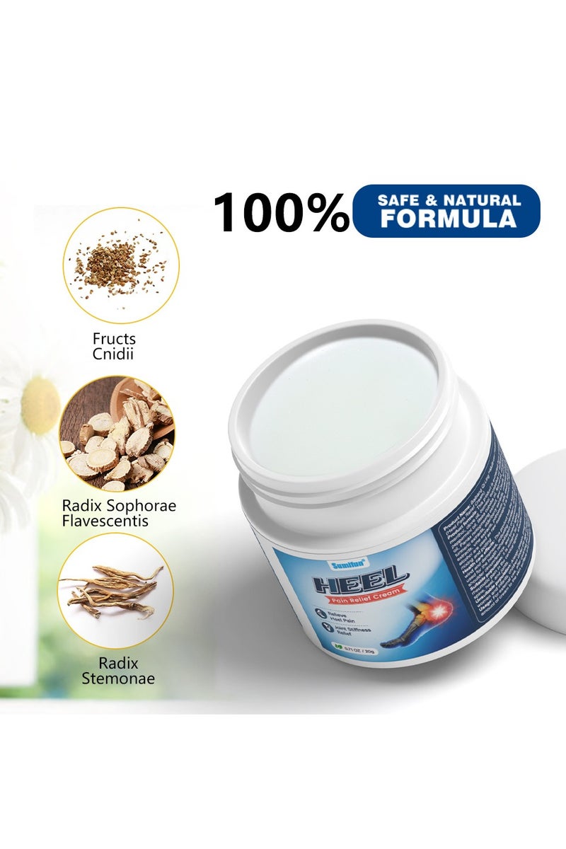 سوميفون كريم تخفيف آلام الكعب - 3 قطع ، تخفيف تصلب المفاصل ، الأعشاب ، تركيبة الاستخراج ، تأثير سريع - Image 4