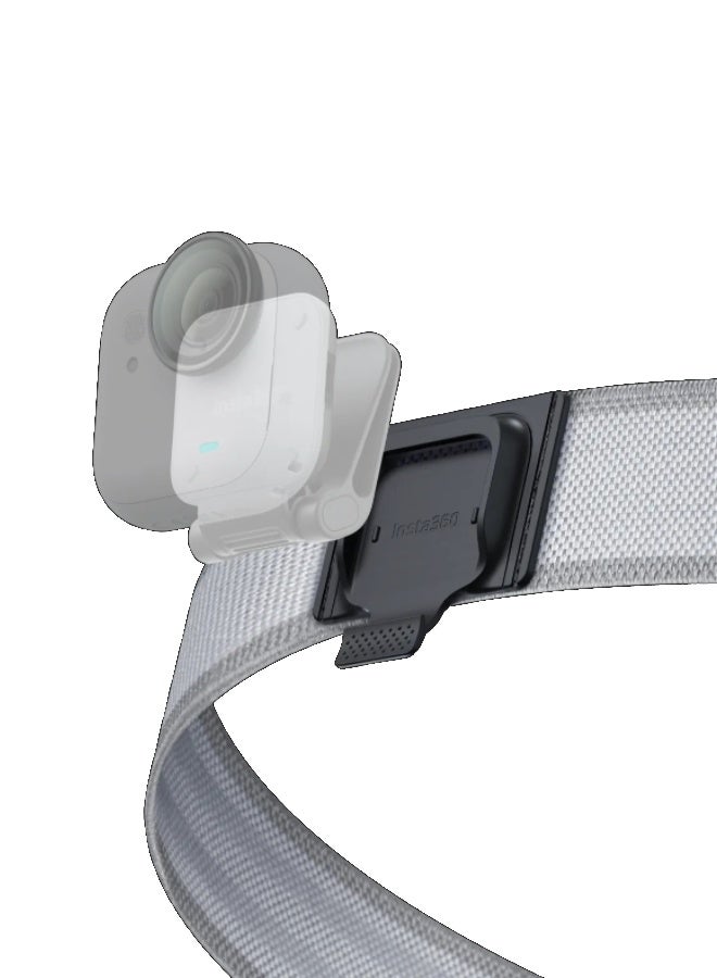 Insta360 GO Ultra Easy Clip Headband | Comfortable Adjustable Design (20" to 26.4" headsize), Compatible with GO Ultra Camera, Lightweight and Breathable,For Sports, Travel & Daily Use - Image 1