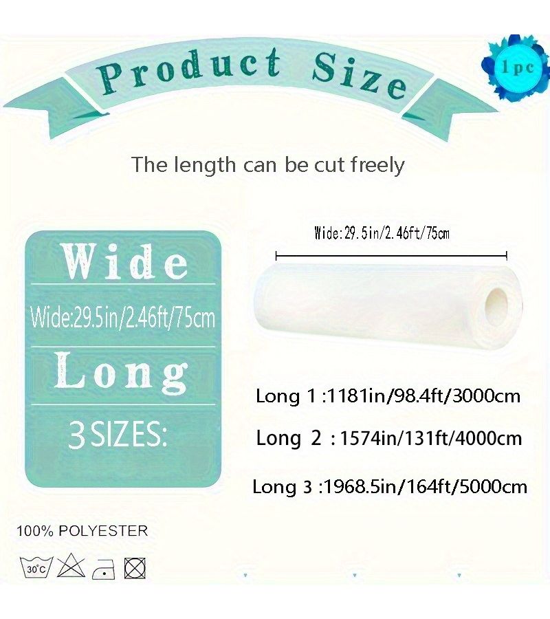 Fusion Natural Texture Decorative Mesh 29.5x1574.2 Inches White - Image 3