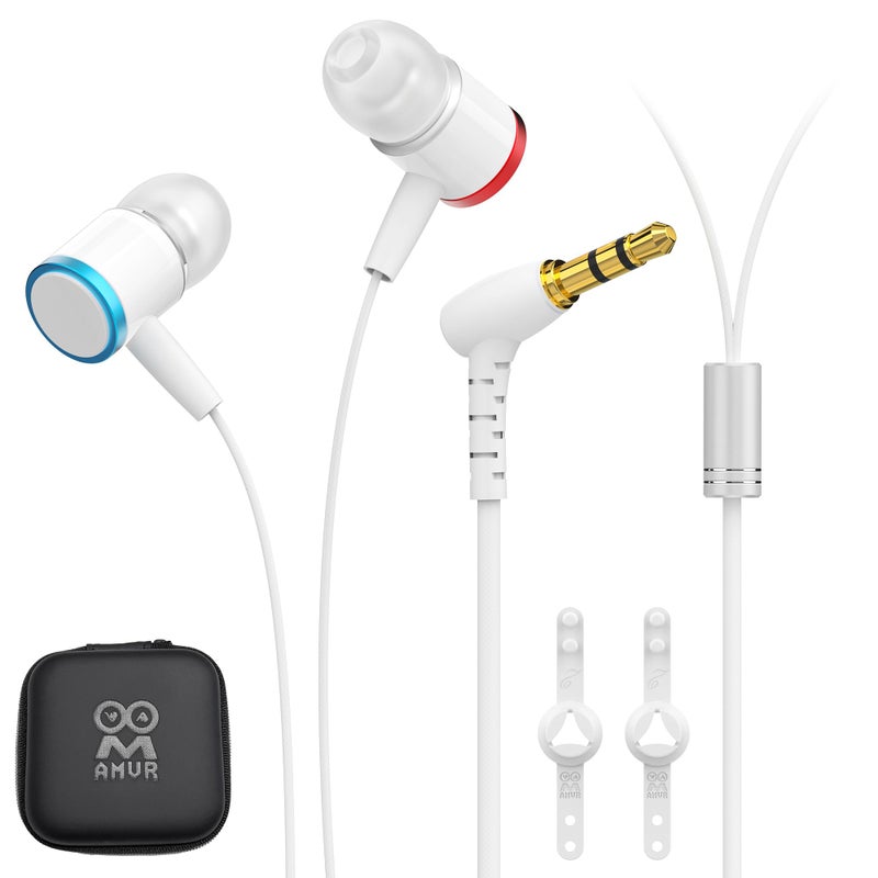 AMVR Noise-Isolating in-Ear Headphones Compatible with Meta Quest 3 - VR Accessories Low Bass Earphones with Custom Silicone Earplugs and Strap Holder | Enhance 360-Degree Surround Sound - Image 1