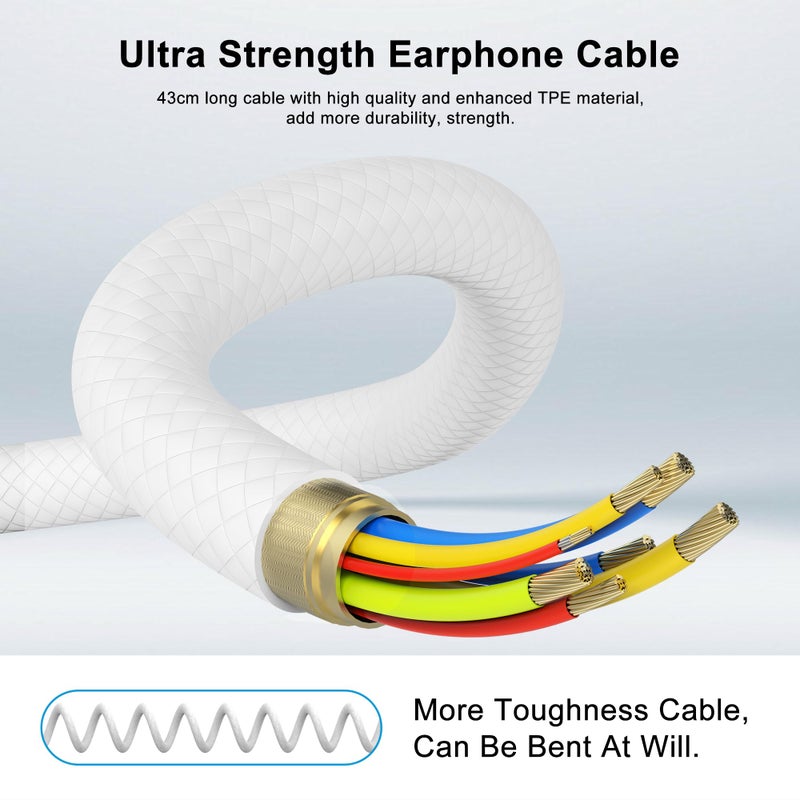 AMVR Noise-Isolating in-Ear Headphones Compatible with Meta Quest 3 - VR Accessories Low Bass Earphones with Custom Silicone Earplugs and Strap Holder | Enhance 360-Degree Surround Sound - Image 5