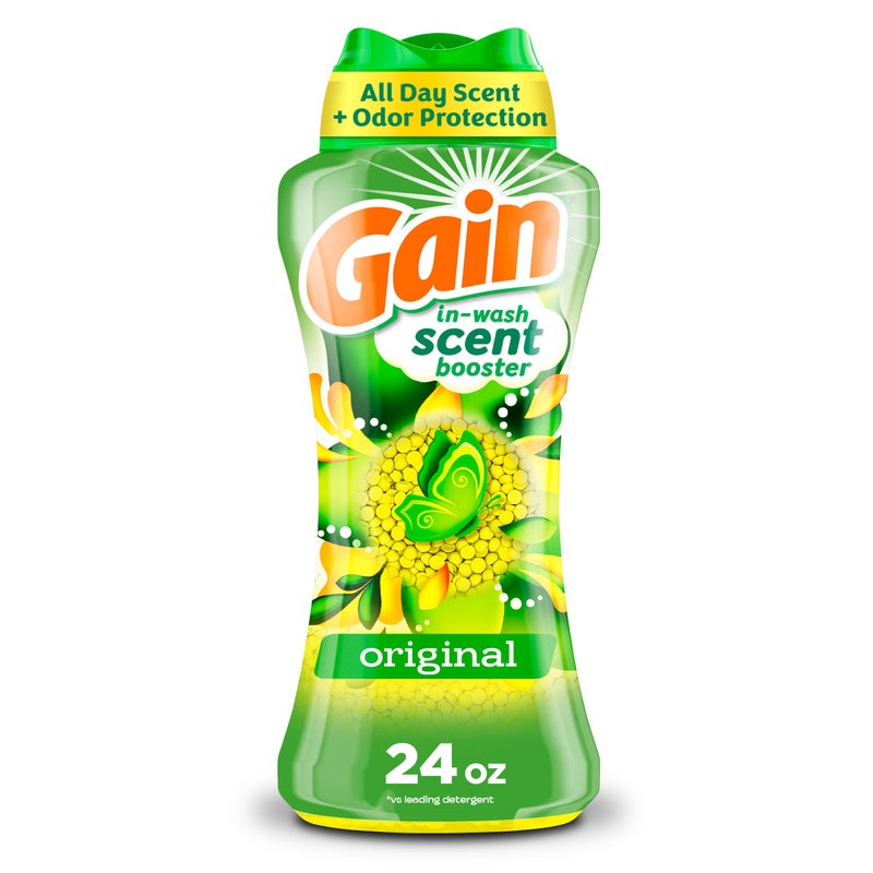 Gain In-Wash Laundry Scent Booster Beads, Original Scent, 24.0 OZ, Fresh Extender + Odor Protection - Image 1