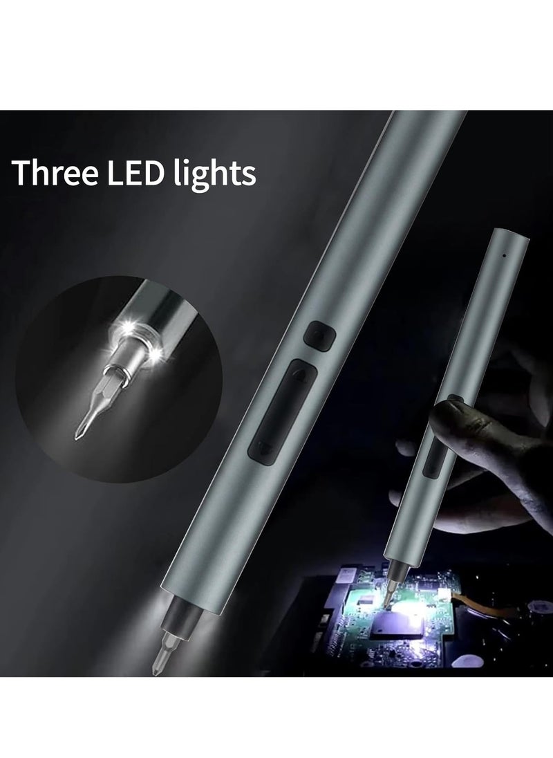 Generic 65 in 1 electric screwdriver set, rechargeable electric screwdriver with LED light, multifunctional, high torque, ergonomic handle, perfect for manual work, home maintenance, and professional use  - Image 5