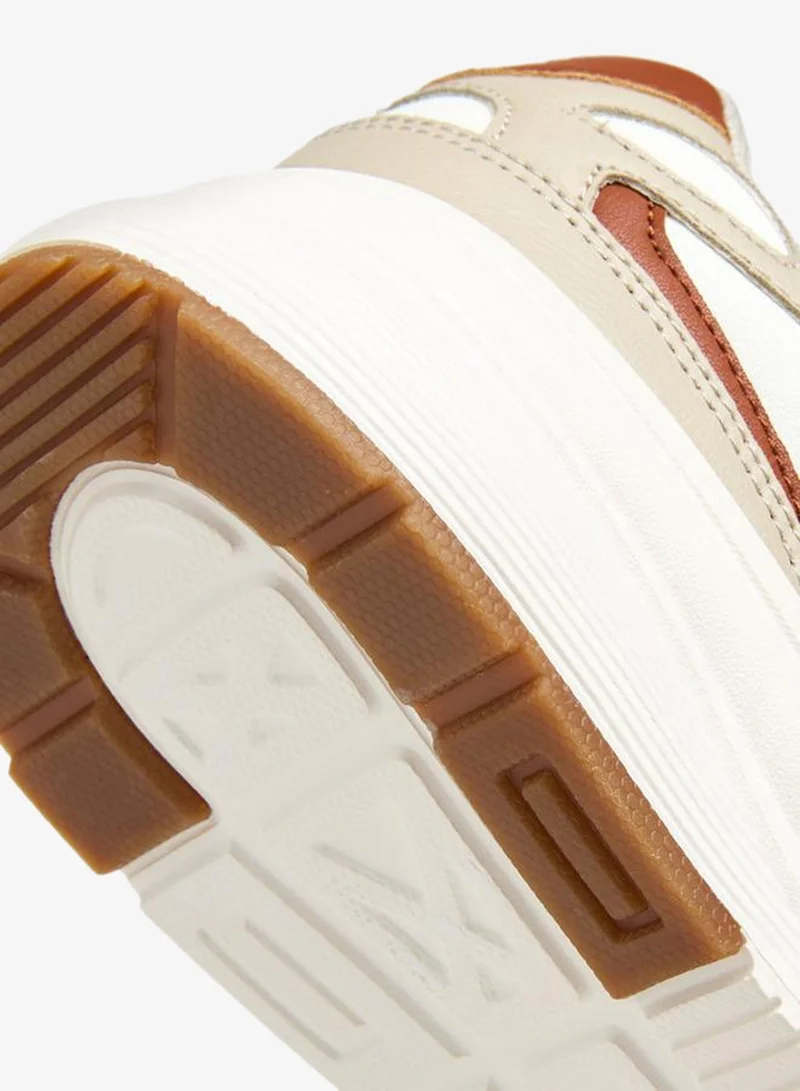 Lee Cooper BEIGE Men's Lace-Up Sneakers for Men | Best Price UAE