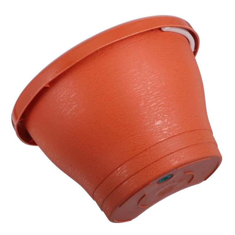 Brown Wall Mounted Planter 250mm Thickened Flower Pot For Indoor Outdoor Balcony Living Room - Image 2